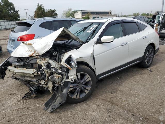 5J6TF2H57DL002155 - 2013 HONDA CROSSTOUR EXL WHITE photo 1