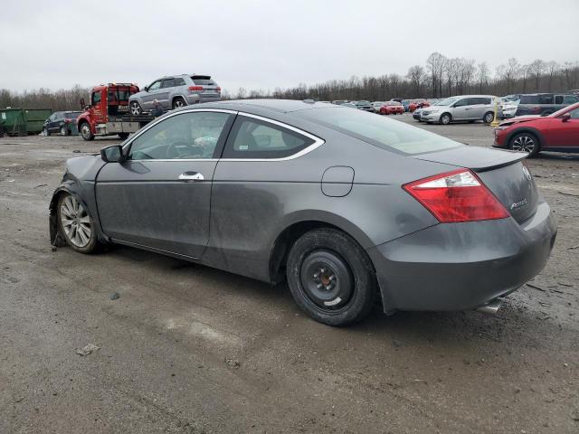 1HGCS22829A006283 - 2009 HONDA ACCORD EXL GRAY photo 2