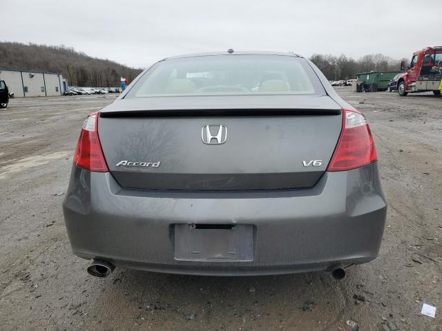 1HGCS22829A006283 - 2009 HONDA ACCORD EXL GRAY photo 6