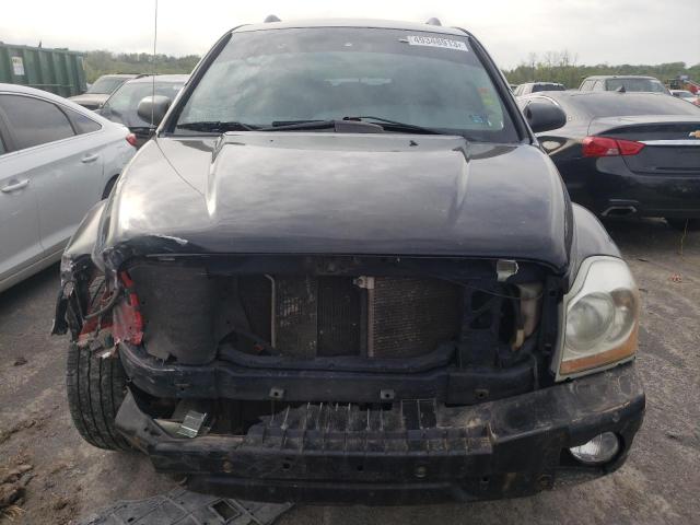 1D4HD38N06F100634 - 2006 DODGE DURANGO SXT BLACK photo 5