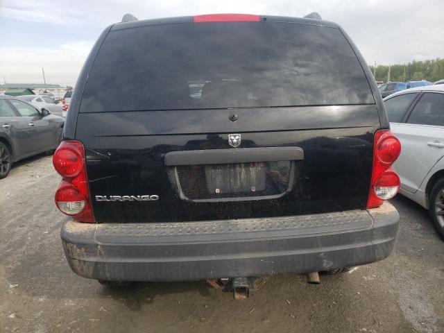 1D4HD38N06F100634 - 2006 DODGE DURANGO SXT BLACK photo 6