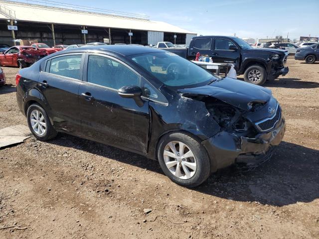 KNADN4A3XC6046534 - 2012 KIA RIO EX BLACK photo 4