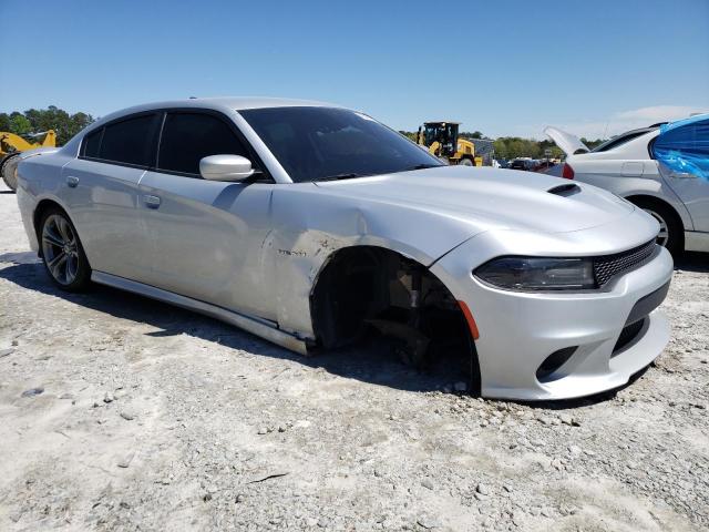 2C3CDXCT0MH520687 - 2021 DODGE CHARGER R/T SILVER photo 4
