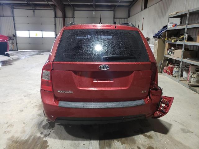 KNAFG525887184423 - 2008 KIA RONDO BASE RED photo 6