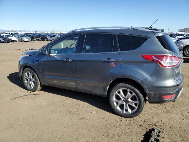 1FMCU9J92EUD01223 - 2014 FORD ESCAPE 4D TITANIUM GRAY photo 2