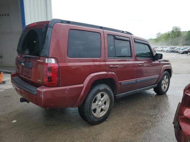 1J8HG48P17C584952 - 2007 JEEP COMMANDER BURGUNDY photo 3