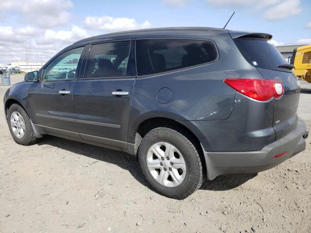 1GNKVEED5BJ225800 - 2011 CHEVROLET TRAVERSE LS CHARCOAL photo 2