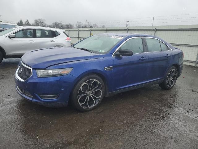 1FAHP2KT7DG137585 - 2013 FORD TAURUS SHO BLUE photo 1