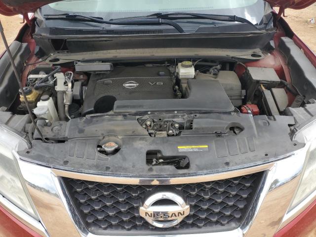 5N1AR2MN1FC705906 - 2015 NISSAN PATHFINDER S RED photo 11