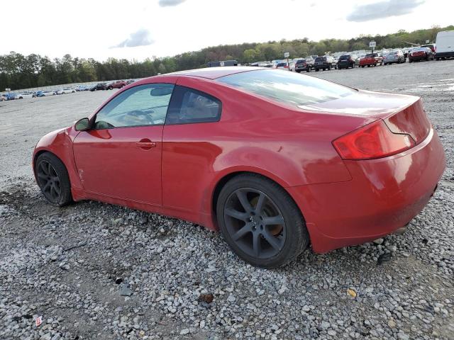 JNKCV54E73M201312 - 2003 INFINITI G35 RED photo 2