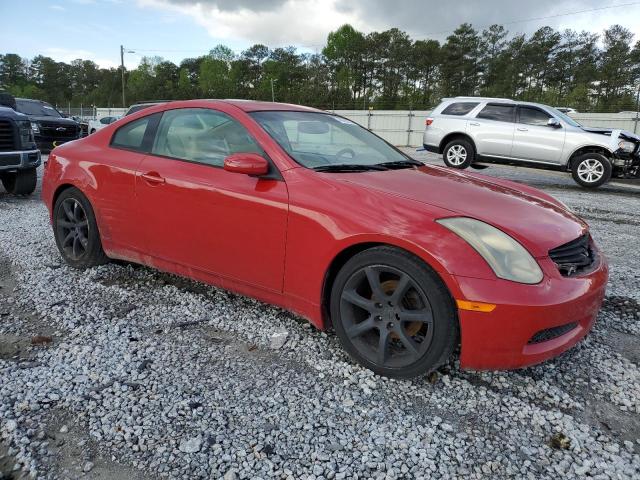 JNKCV54E73M201312 - 2003 INFINITI G35 RED photo 4