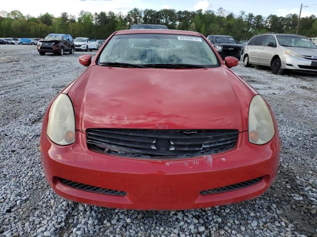 JNKCV54E73M201312 - 2003 INFINITI G35 RED photo 5