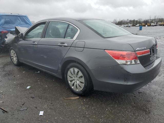 1HGCP2F35CA099226 - 2012 HONDA ACCORD LX GRAY photo 2