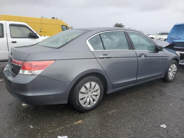 1HGCP2F35CA099226 - 2012 HONDA ACCORD LX GRAY photo 3