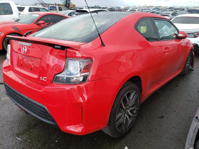 JTKJF5C74GJ019219 - 2016 TOYOTA SCION TC 红色 照片 3