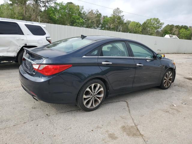 5NPEC4AB8DH641765 - 2013 HYUNDAI SONATA SE BLUE photo 3