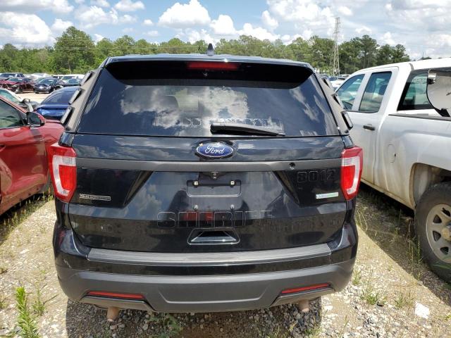 1FM5K8AT4JGA58012 - 2018 FORD EXPLORER POLICE INTERCEPTOR BLACK photo 6