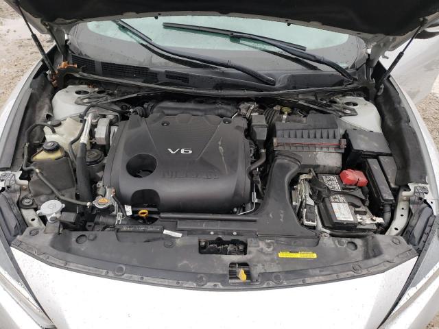 1N4AA6AV4KC372527 - 2019 NISSAN MAXIMA S SILVER photo 11