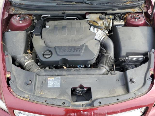 1G1ZE5E71BF213463 - 2011 CHEVROLET MALIBU LTZ მუქწითელი ფოტო 11