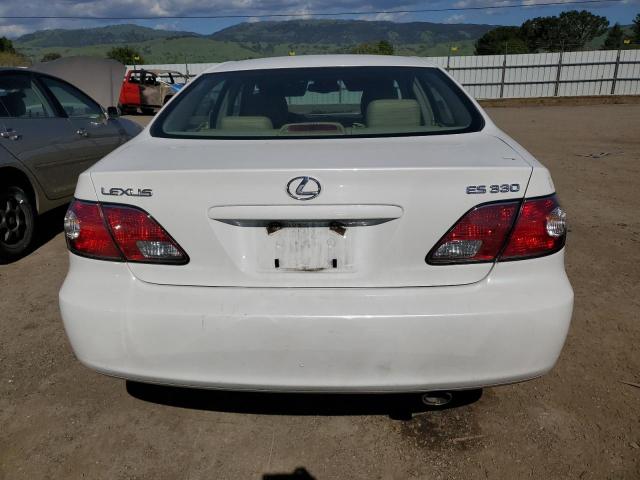 JTHBA30G345016463 - 2004 LEXUS ES 330 WHITE photo 6