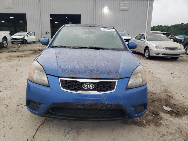 KNADH4A36A6635357 - 2010 KIA RIO LX BLUE photo 5