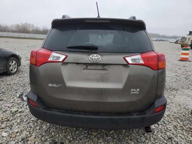 JTMRFREV2FD151597 - 2015 TOYOTA RAV4 XLE BROWN photo 6