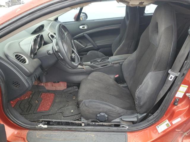 4A3AK24F17E031776 - 2007 MITSUBISHI ECLIPSE GS ORANGE photo 7