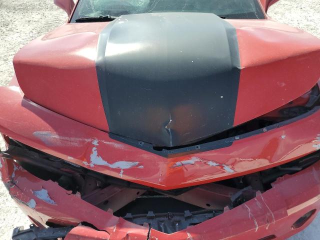 2G1FE1E37C9167060 - 2012 CHEVROLET CAMARO LS RED photo 11