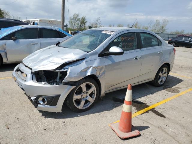 1G1JE5SH3C4106048 - 2012 CHEVROLET SONIC LTZ SILVER photo 1