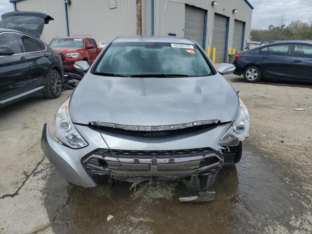 KMHEC4A49EA112489 - 2014 HYUNDAI SONATA HYBRID SILVER photo 5