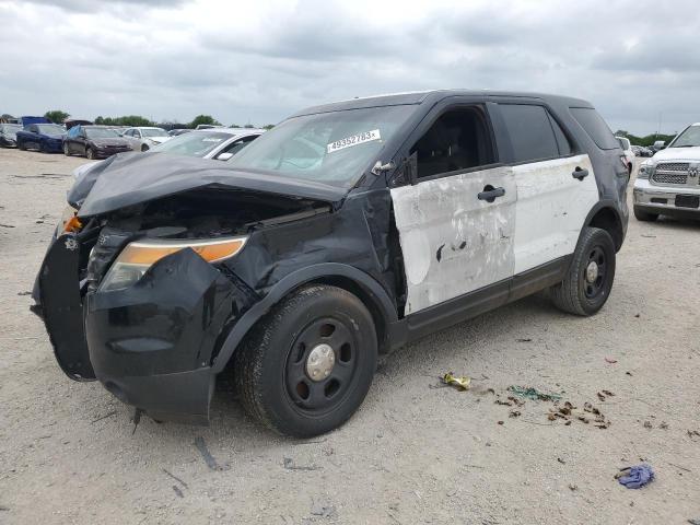 1FM5K8AR7EGB59118 - 2014 FORD EXPLORER POLICE INTERCEPTOR TWO TONE photo 1