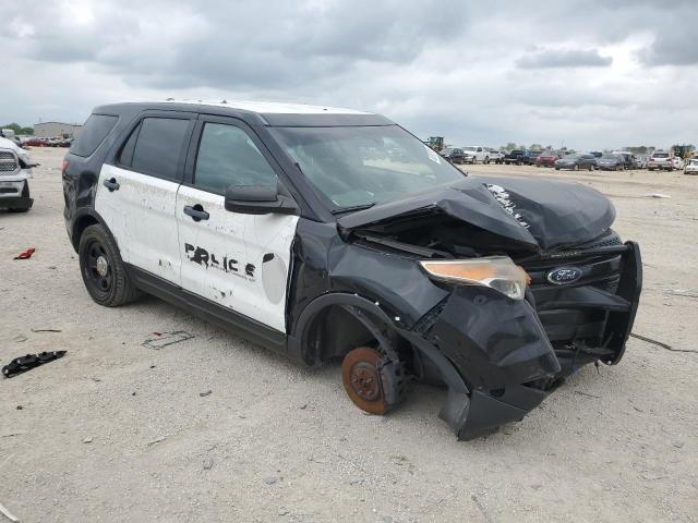 1FM5K8AR7EGB59118 - 2014 FORD EXPLORER POLICE INTERCEPTOR TWO TONE photo 4