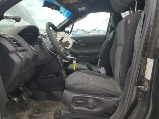 1FM5K8AR7EGB59118 - 2014 FORD EXPLORER POLICE INTERCEPTOR TWO TONE photo 7