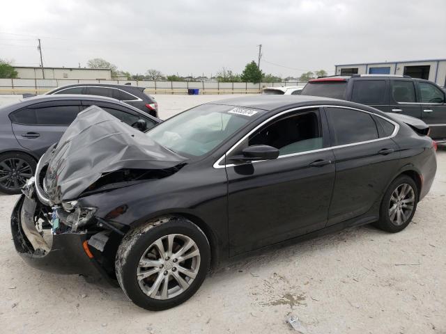 1C3CCCAB7FN654306 - 2015 CHRYSLER 200 LIMITED BLACK photo 1