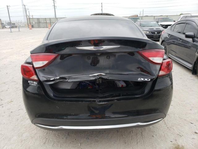 1C3CCCAB7FN654306 - 2015 CHRYSLER 200 LIMITED BLACK photo 6