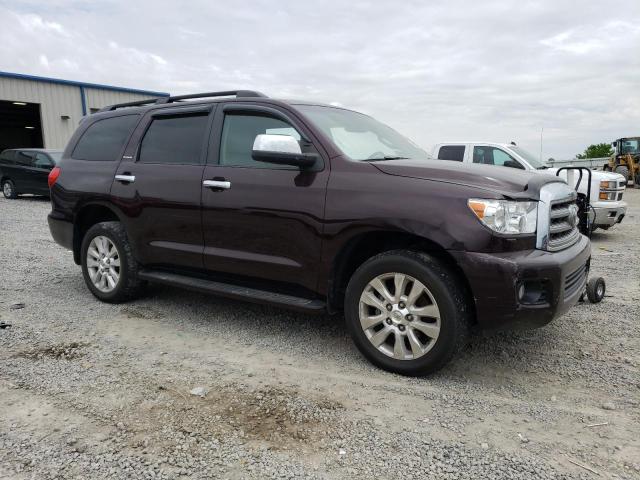 5TDDW5G18ES101836 - 2014 TOYOTA SEQUOIA PLATINUM MAROON photo 4