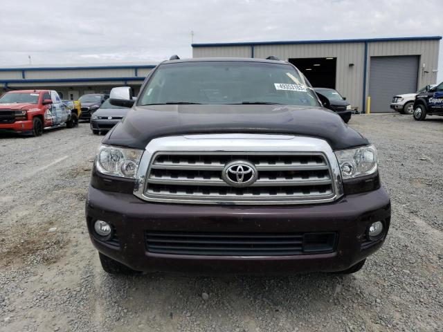 5TDDW5G18ES101836 - 2014 TOYOTA SEQUOIA PLATINUM MAROON photo 5