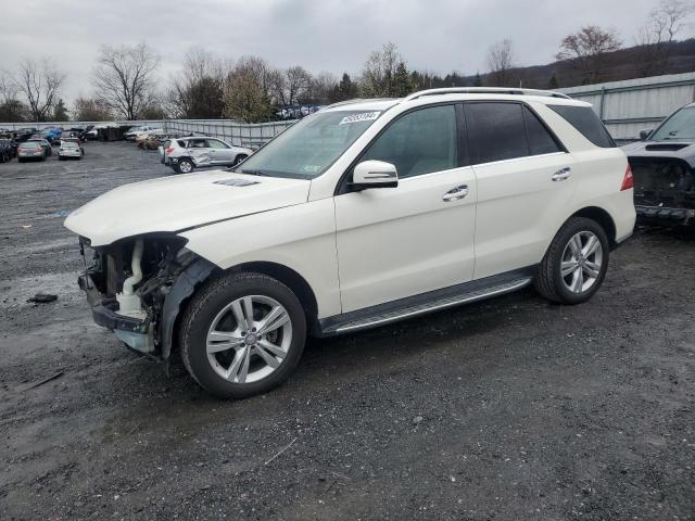 4JGDA5HB2DA168798 - 2013 MERCEDES-BENZ ML 350 4MATIC WHITE photo 1