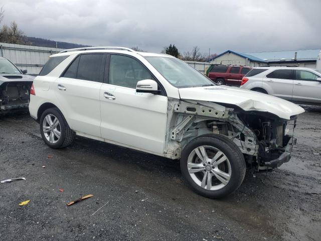 4JGDA5HB2DA168798 - 2013 MERCEDES-BENZ ML 350 4MATIC WHITE photo 4
