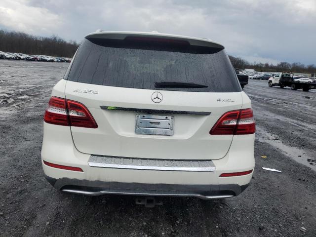 4JGDA5HB2DA168798 - 2013 MERCEDES-BENZ ML 350 4MATIC WHITE photo 6