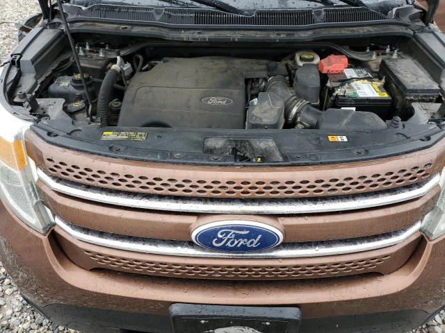 1FMHK7F83BGA18680 - 2011 FORD EXPLORER LIMITED BROWN photo 12