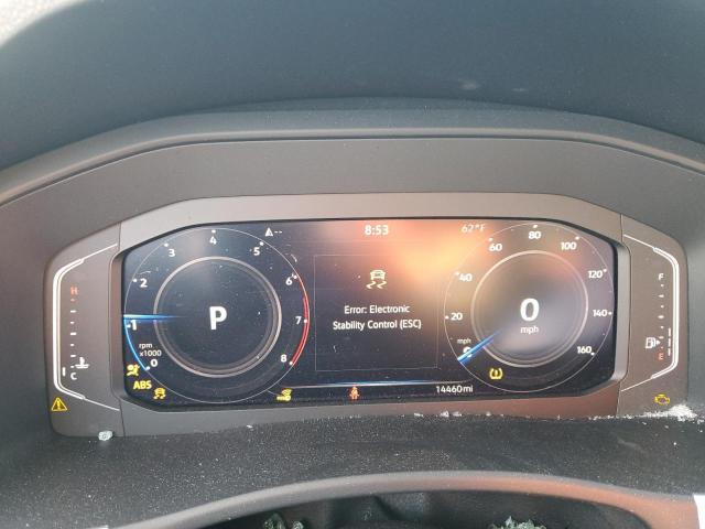 1V2JE2CA1PC221474 - 2023 VOLKSWAGEN ATLAS CROS SE Czarny zdjęcie 9