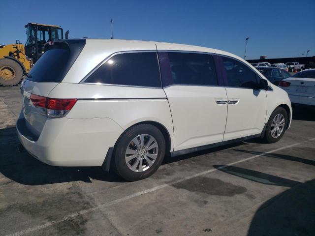 5FNRL5H67EB068745 - 2014 HONDA ODYSSEY EXL WHITE photo 3