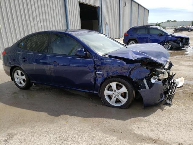 KMHDU46D97U027333 - 2007 HYUNDAI ELANTRA GLS BLUE photo 4