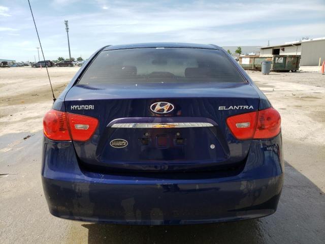 KMHDU46D97U027333 - 2007 HYUNDAI ELANTRA GLS BLUE photo 6