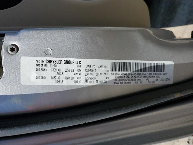 2A4RR5DG2BR604184 - 2011 CHRYSLER TOWN & COU TOURING 银色 照片 13