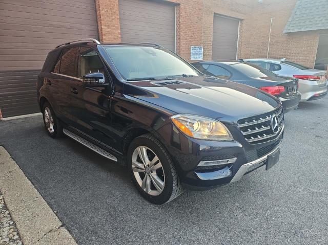 4JGDA5HB0EA397093 - 2014 MERCEDES-BENZ ML 350 4MATIC BLUE photo 1