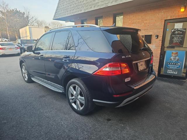 4JGDA5HB0EA397093 - 2014 MERCEDES-BENZ ML 350 4MATIC BLUE photo 3