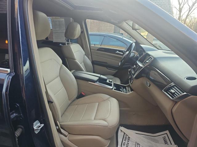 4JGDA5HB0EA397093 - 2014 MERCEDES-BENZ ML 350 4MATIC BLUE photo 5