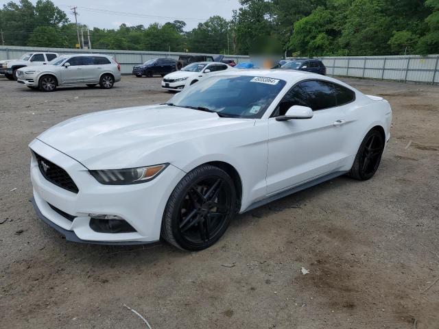 1FA6P8AM7F5302456 - 2015 FORD MUSTANG WHITE photo 1